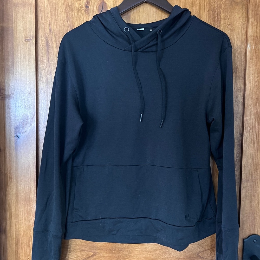 Helly Hansen Black Women's Hooded Pullover Sweatshirt